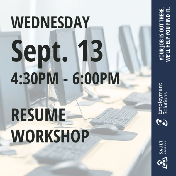 Resume Workshop - September 13